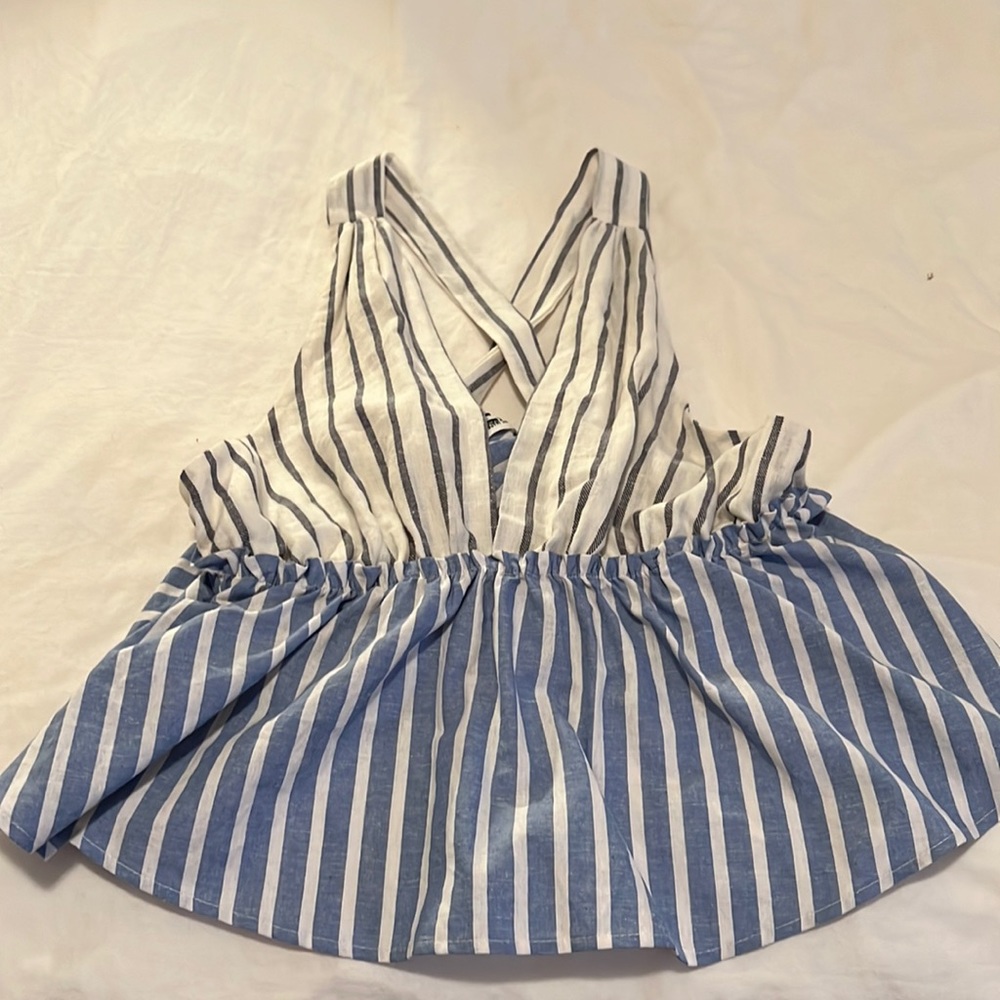 NWT FREE PEOPLE MULTI STRIPE PLUNGE TANK